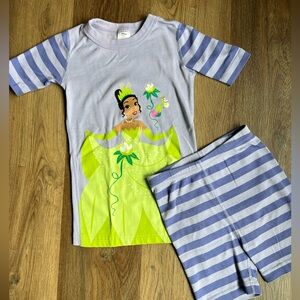 Hanna Andersson x Disney Tiana shorts pajama set